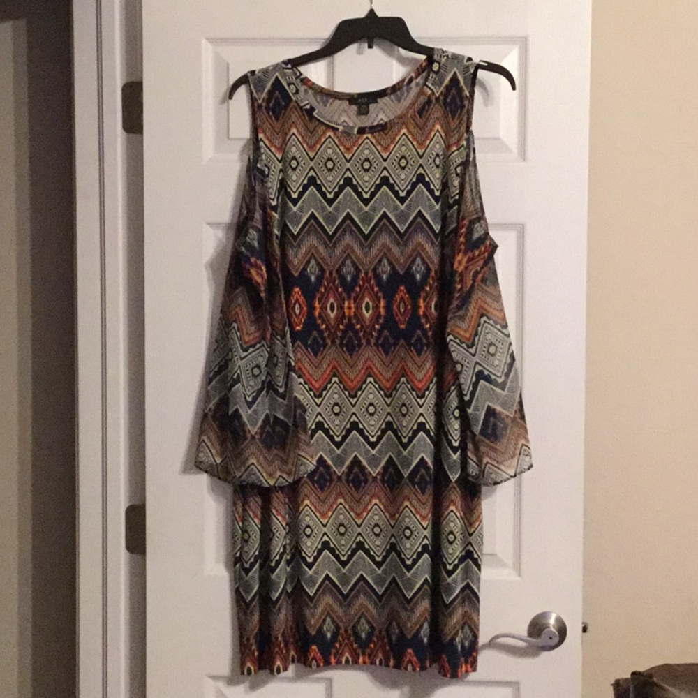 Cold Shoulder Shift Dress
